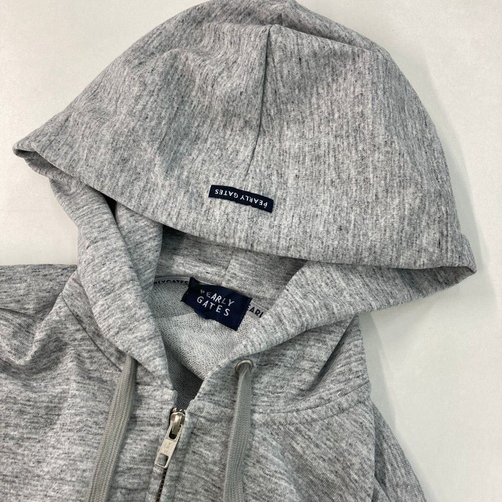 パーリーゲイツ パーカー グレー サイズ5 サイズ：5 PEARLY GATES パーリーゲイツ 購入 2023年モデル スウェット