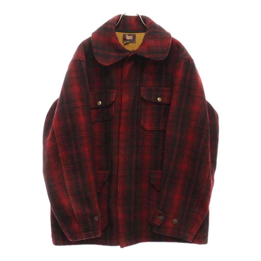 70s woolrich マッキーノジャケット オンブレチェック ヴィンテージ WOOLRICH (ウールリッチ) 40-50s VINTAGE オンブレ チェック