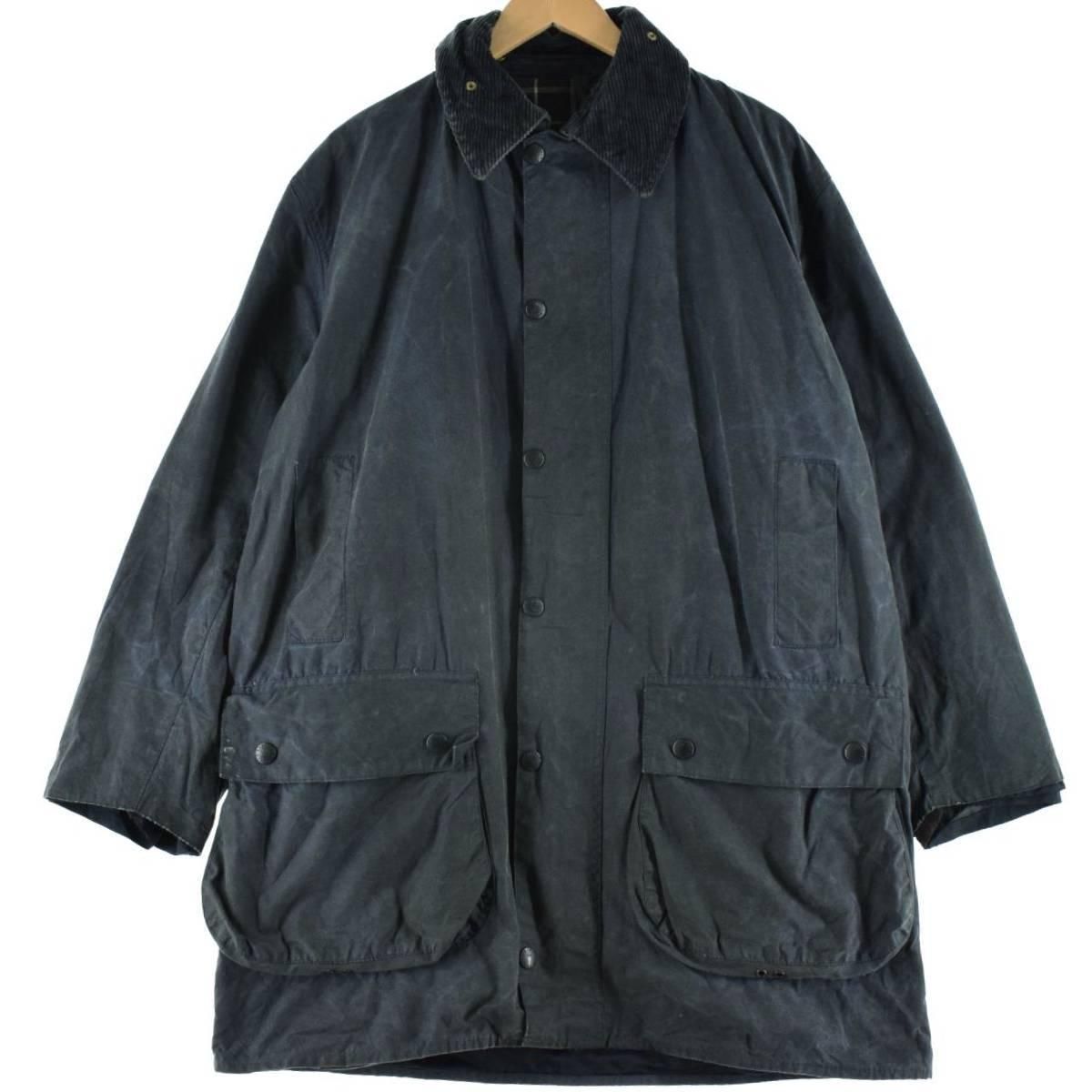 古着 90年代 バブアー Barbour BORDER ボーダー 旧3ワラント ワックス