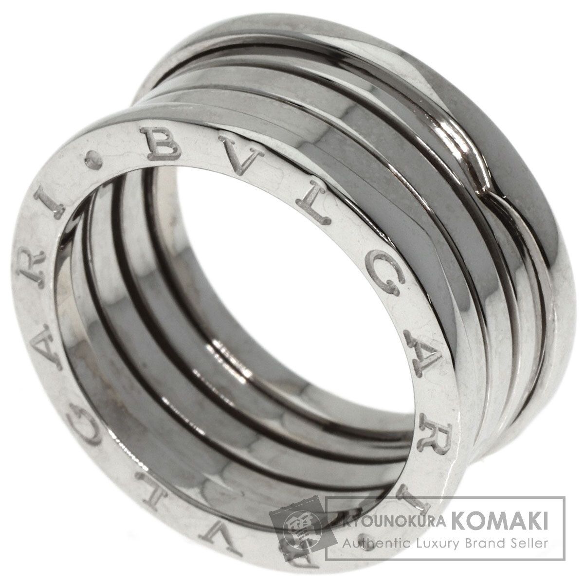 BVLGARI ブルガリ B-zero1 ビーゼロワン 4バンド 60 リング 指輪 K18WG レディース