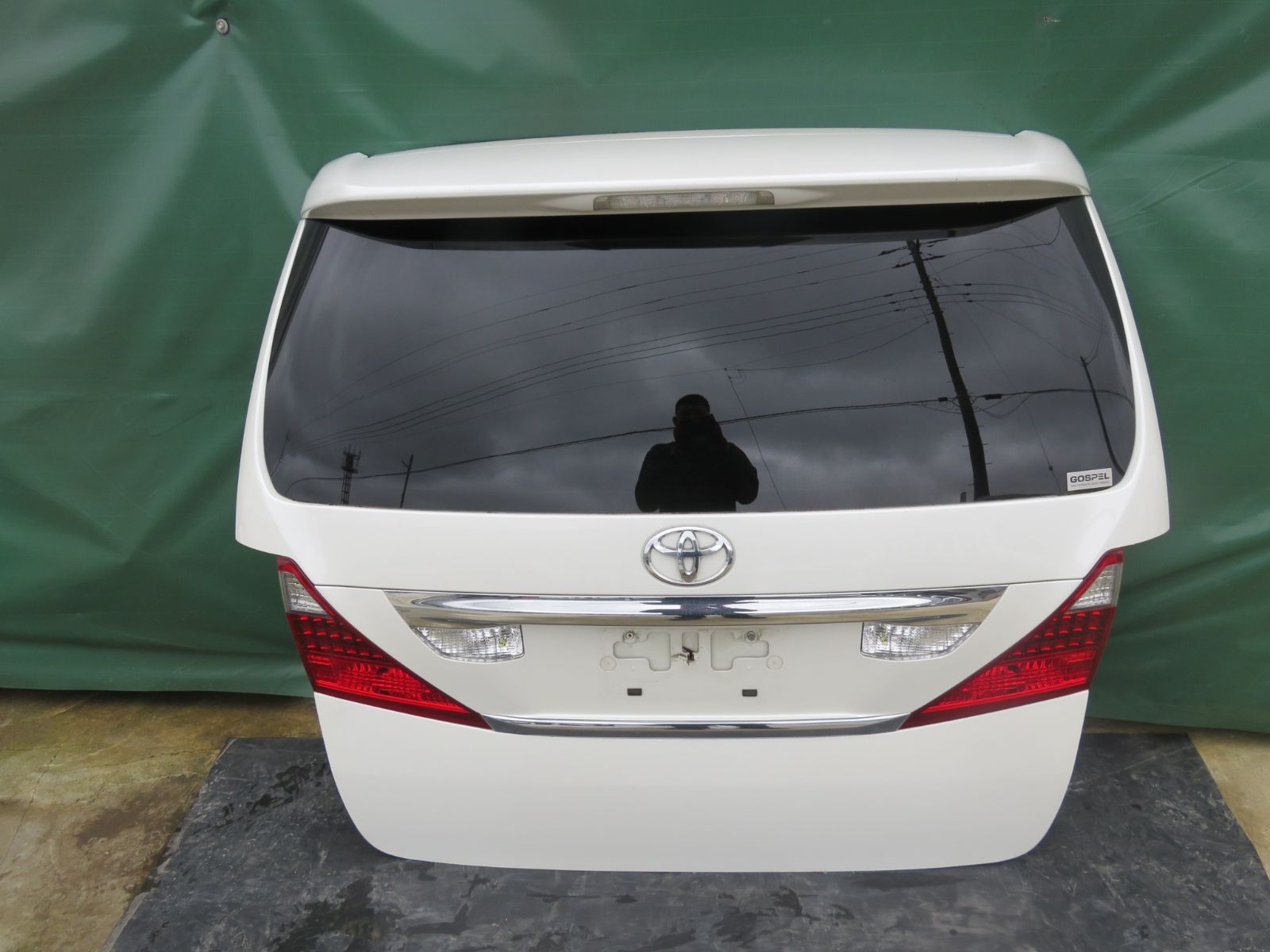 SFC2625 アルファード ANH20W ANH25W GGH20W GGH25W 前期 純正 バックドア リアゲート トランク ハッチバック 070 パールホワイト