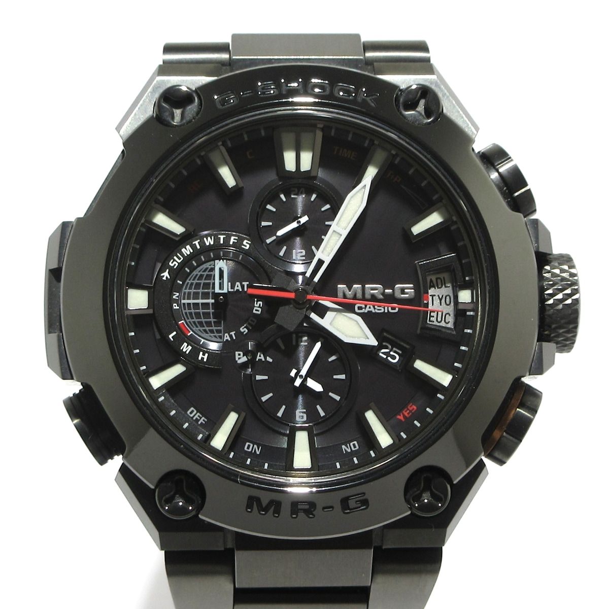 CASIO カシオ 腕時計 G-SHOCK MRG-G2000CB-1AJR メンズ 黒備え|モバイルリンク|クロノグラフ 黒