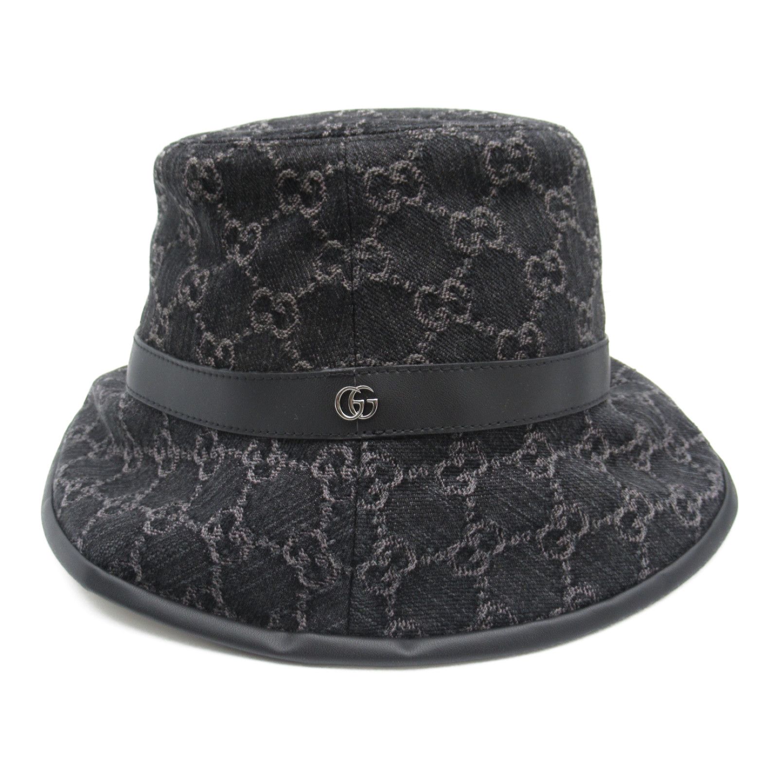 グッチ GUCCI ハット ハット 7686473HAYO8460L ブラック|デニム その他 ハット ユニセックス