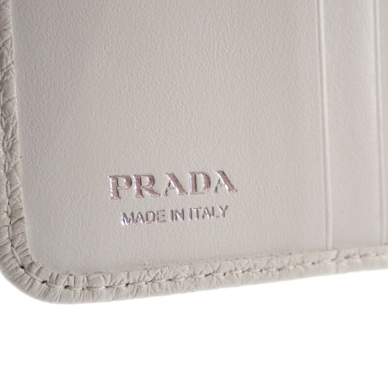 PRADA プラダ ヴィッテロダイノ コンパクトウォレット ホワイト 楽天市場】プラダ ヴィッテロダイノレザー ミニ財布の通販