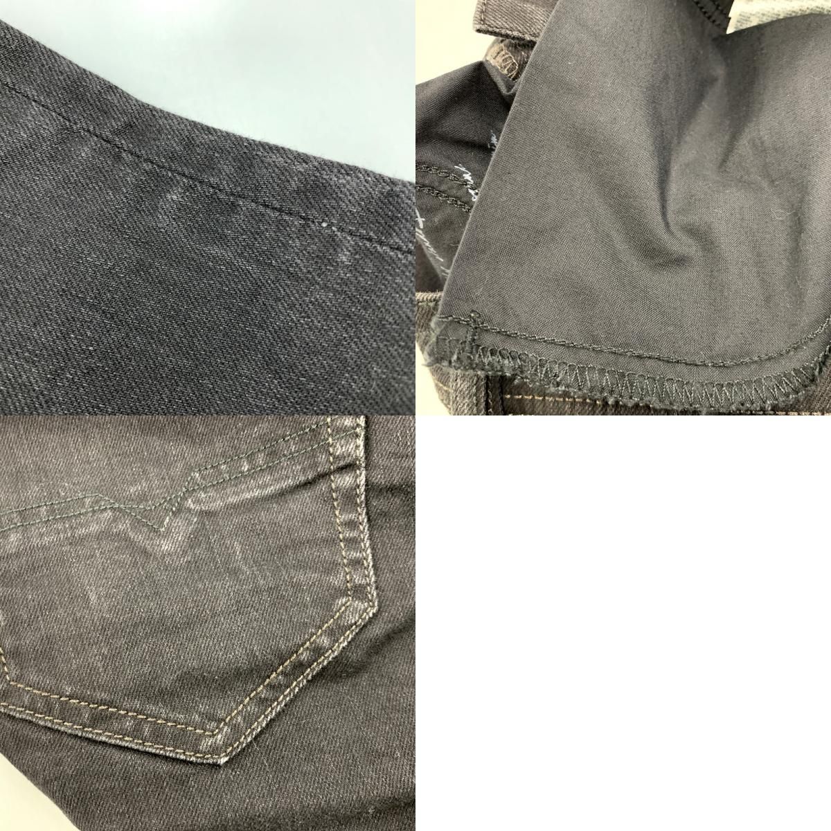 PANTS ブラックデニムパンツ