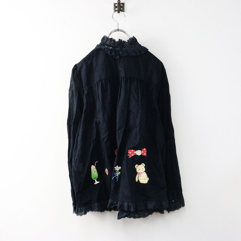 上品 yukiemonレースブラウス 3L トップス