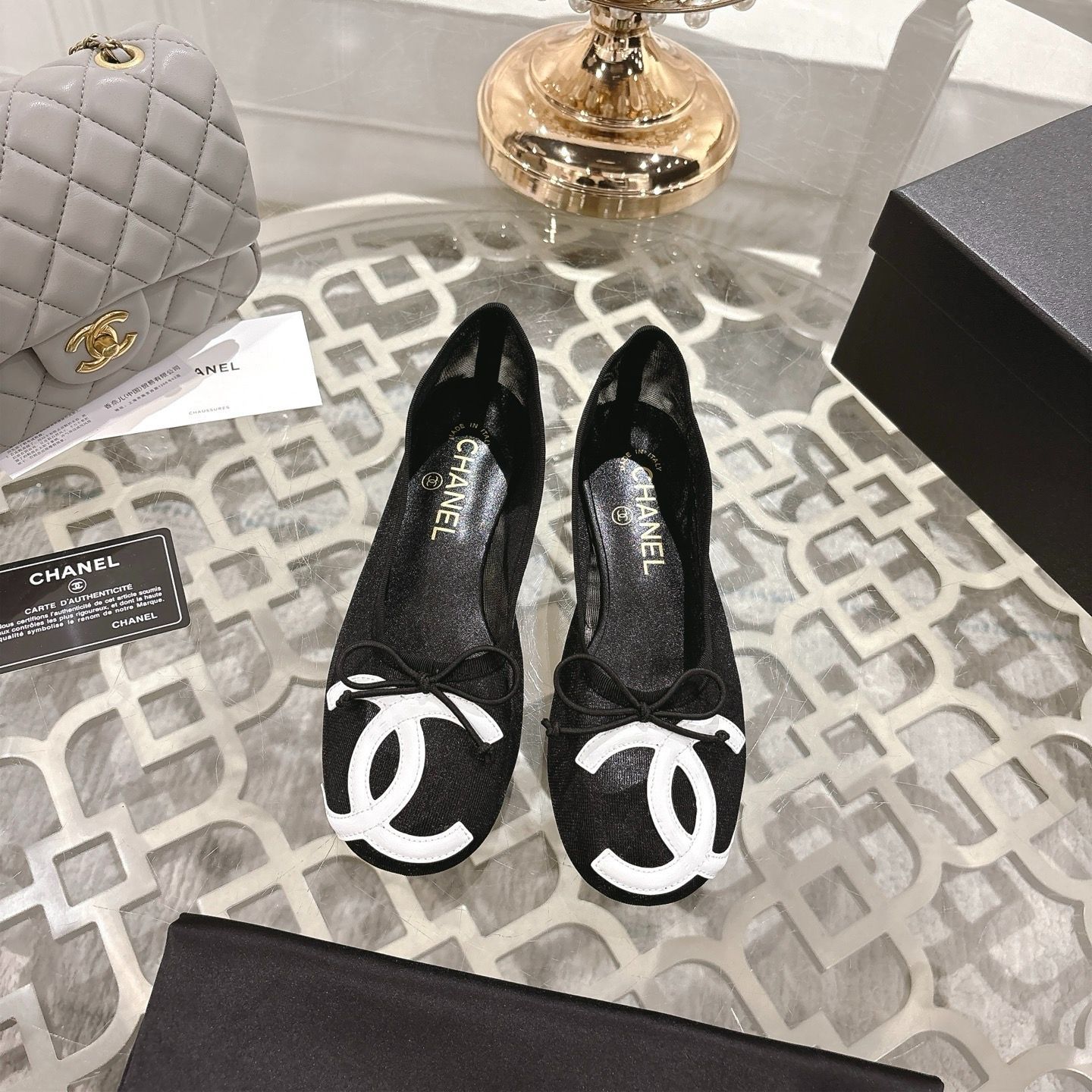 CHANEL シャネル 25A サマー バウ パンプス08-3 - メルカリ