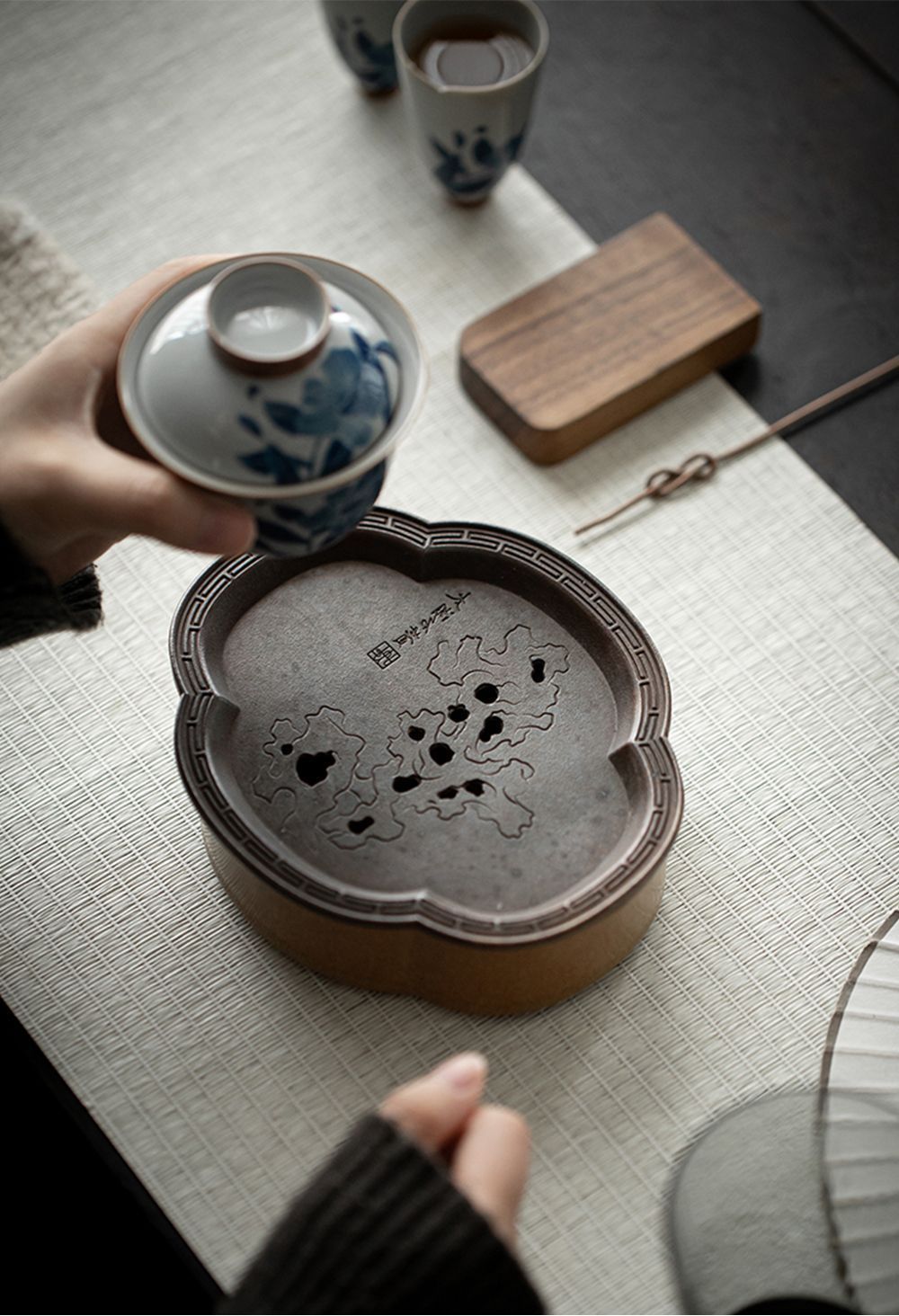 銅製 禅意茶盤 茶洗 茶台 貯水盆 茶道具 装飾品 工芸品 置物 銅製 禅意茶盤 茶洗 茶台 貯水盆 茶道具 装飾品 工芸品 置物 工芸品