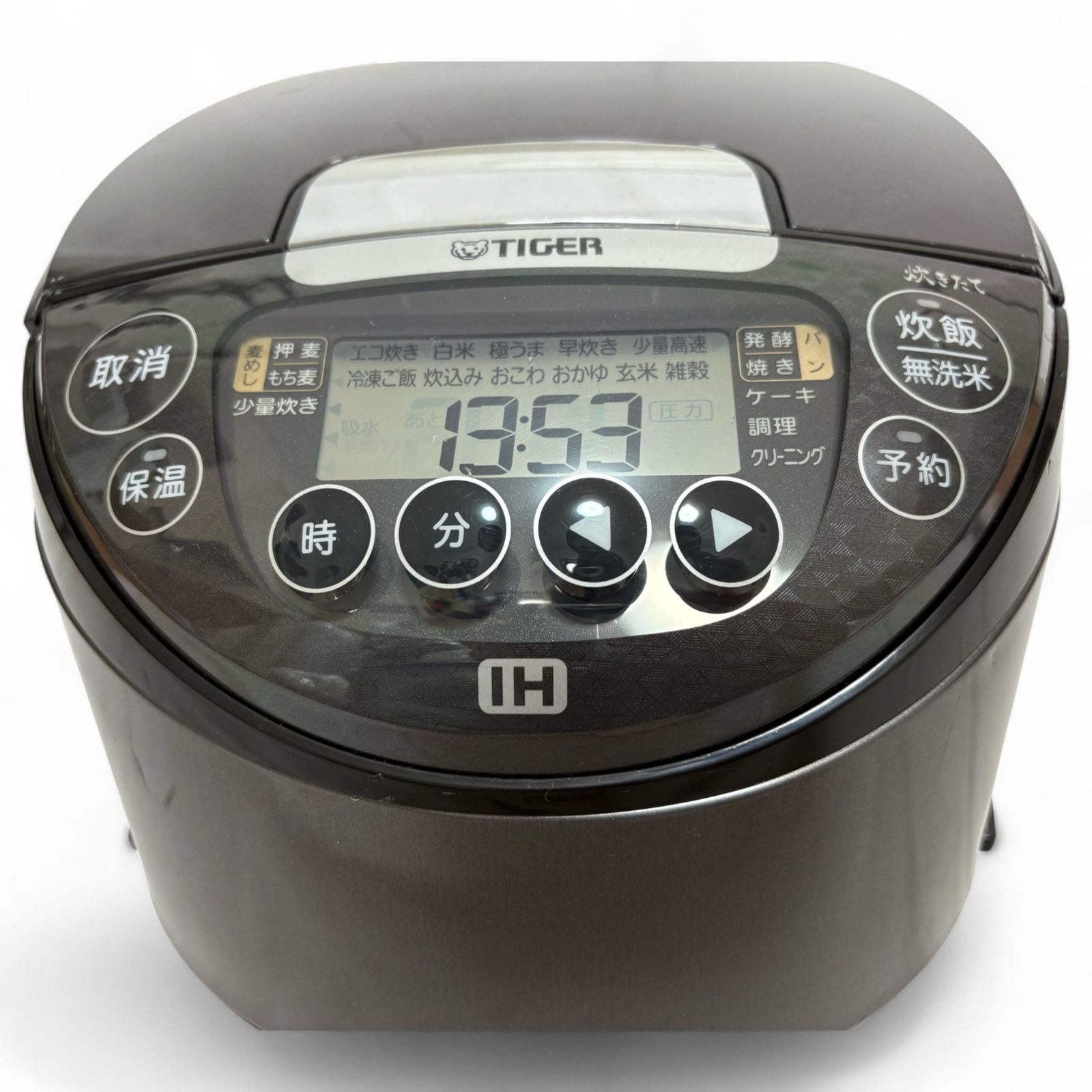 ◆ タイガー TIGER 魔法瓶 炊飯器 JPW-S100HM メタリックグレー IH 5.5合 1400-2722
