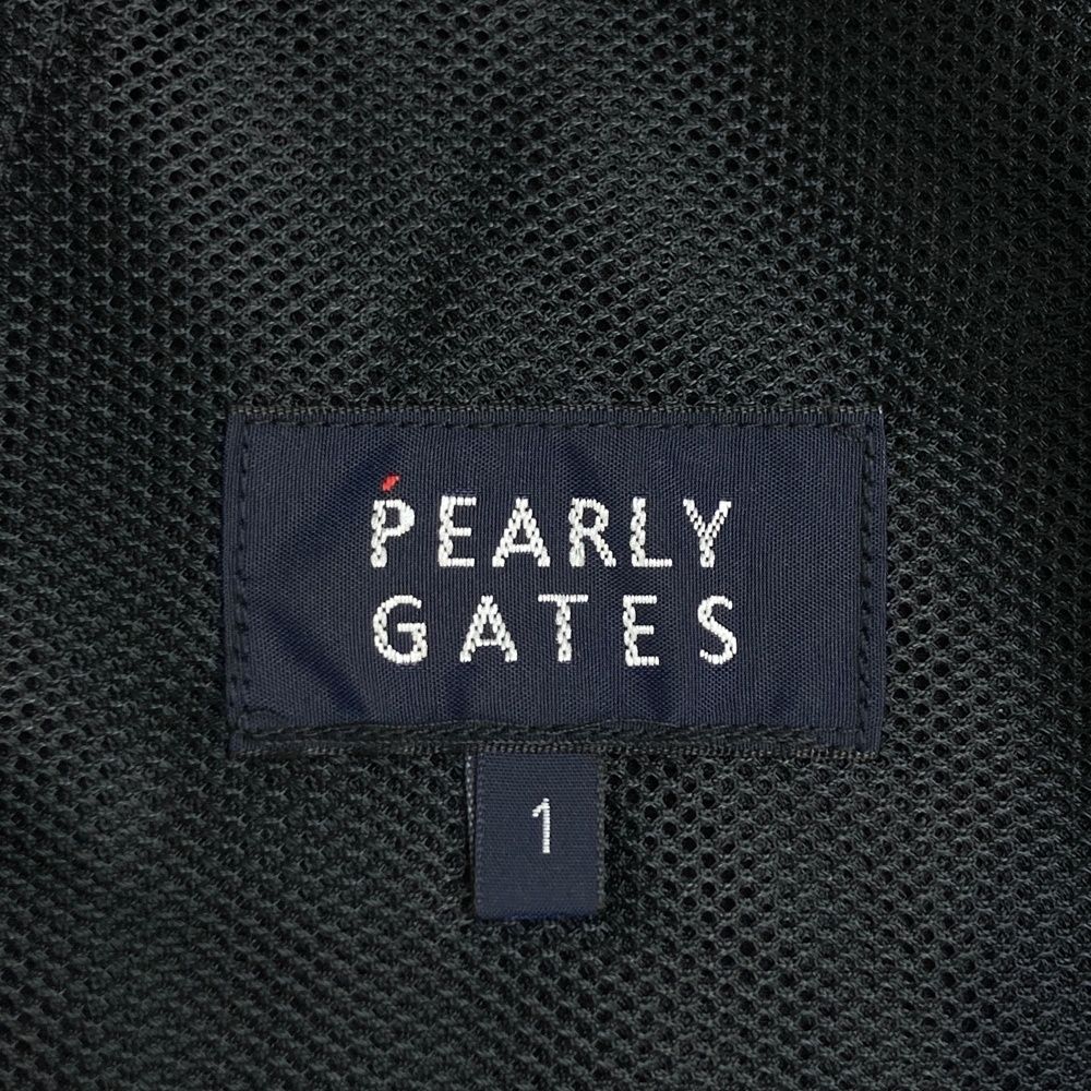 サイズ：1 PEARLY GATES パーリーゲイツ 2025年モデル シアサッカー ロングパンツ ストライプ柄 ブラック系 [240101497872] ゴルフウェア レディース ストスト サイズ：1 PEARLY GATES パーリーゲイツ 2025年モデル シア