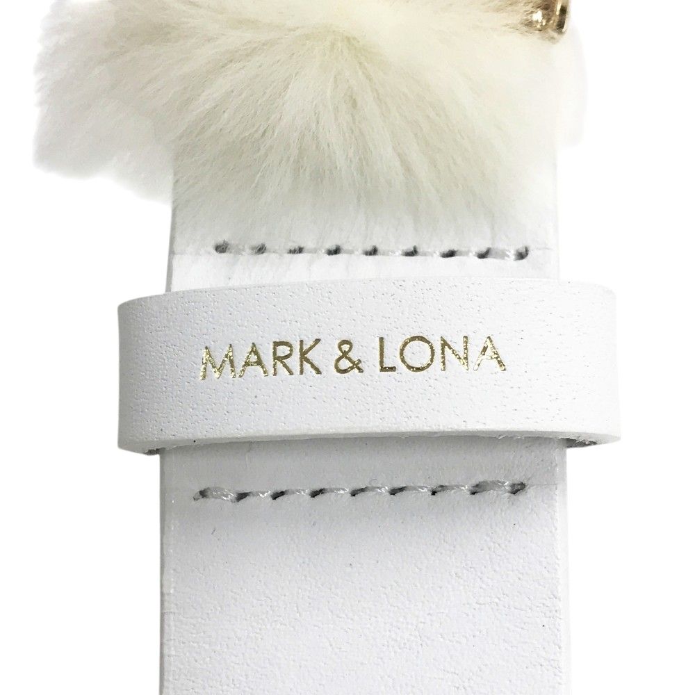 MARK&LONA マークアンドロナ ファー付きバックルレザーベルト