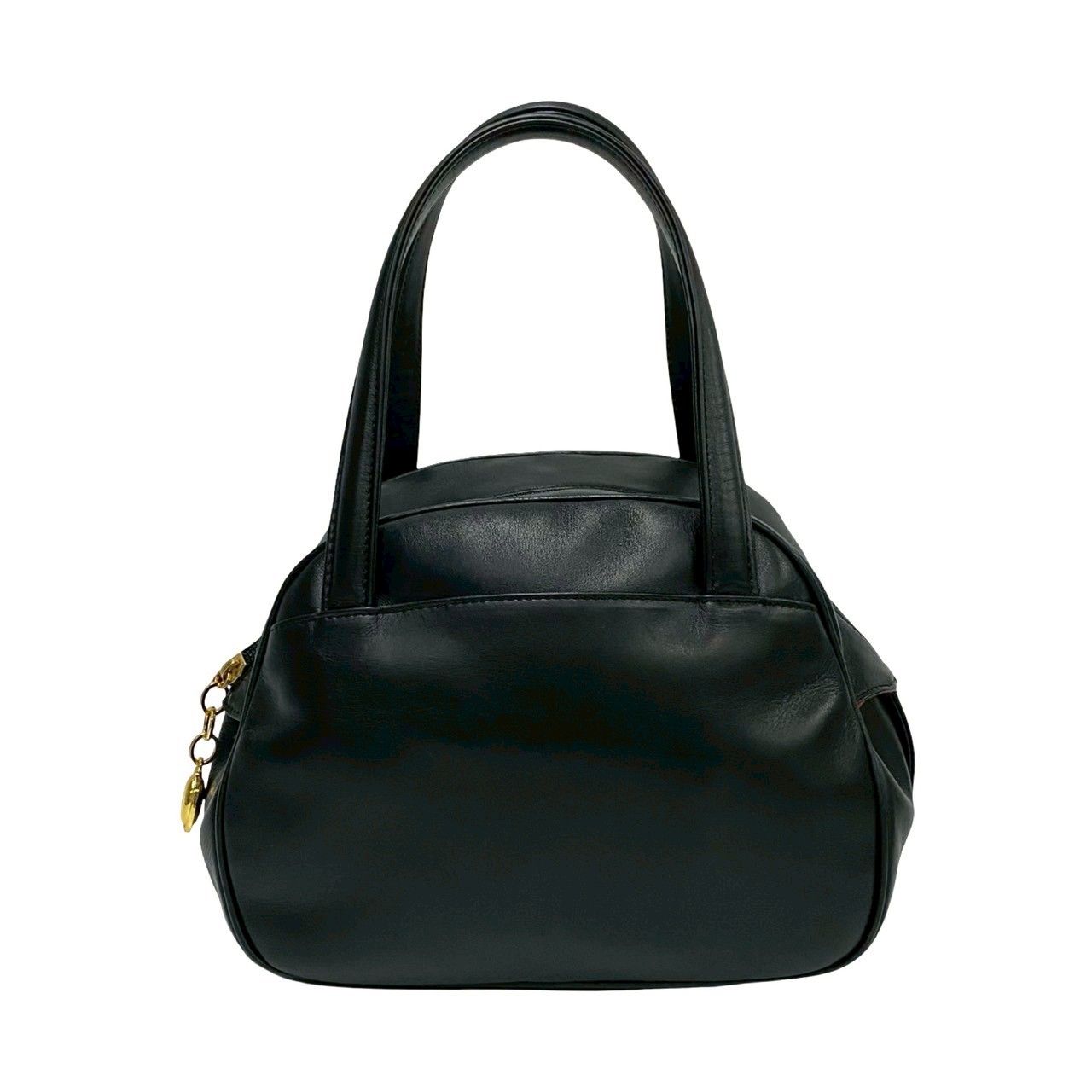 極 美品 希少品 Christian Dior ディオール CD ロゴ 金具 レザー 本革