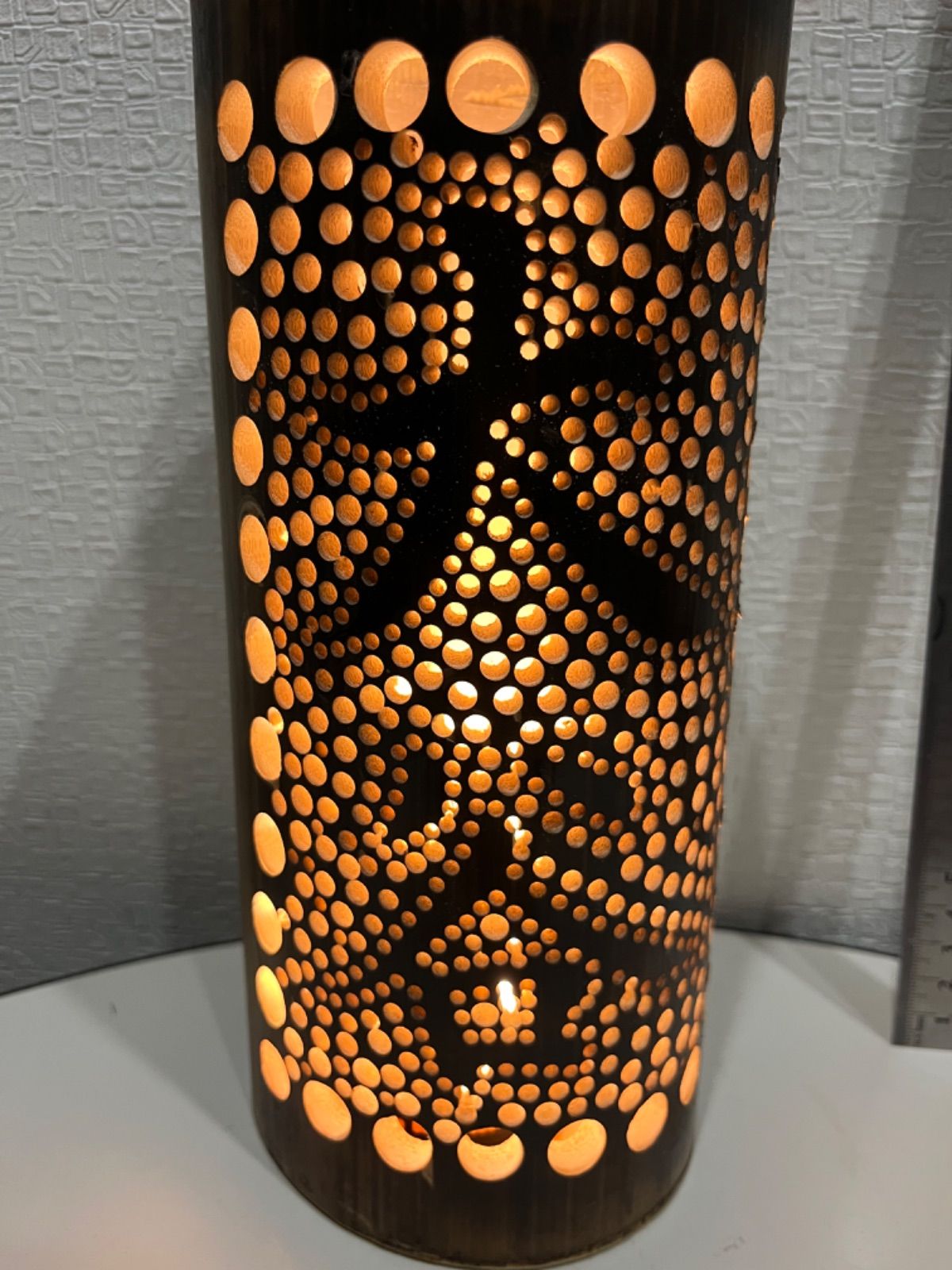 竹あかり 竹燈籠 大物シリーズ 136センチ 手作り 1点物 CHIKAKEN