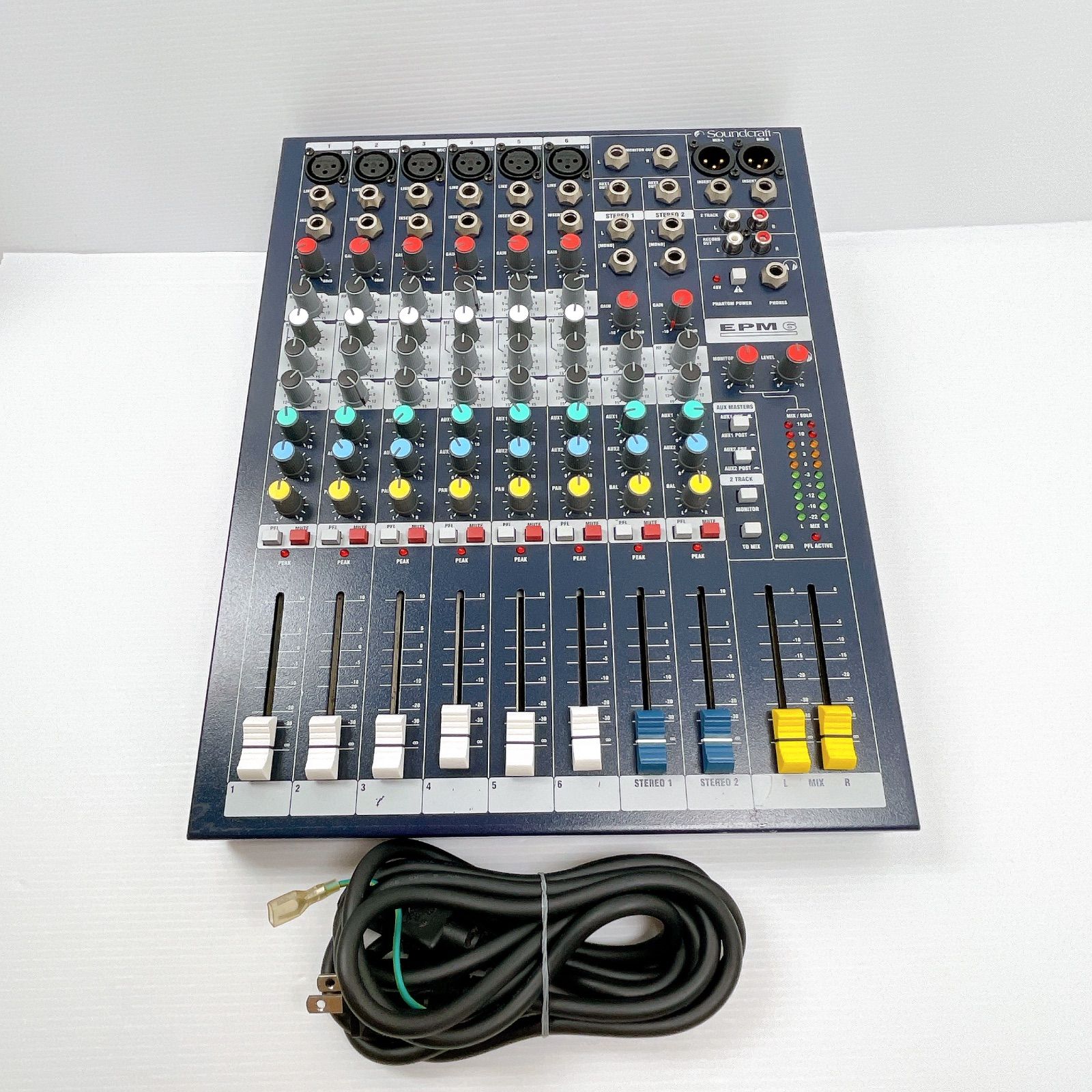 【美品】Soundcraft EPM6 アナログミキサー サウンドクラフト Soundcraft ( サウンドクラフト ) EPM6 アナログミキサー 10ch