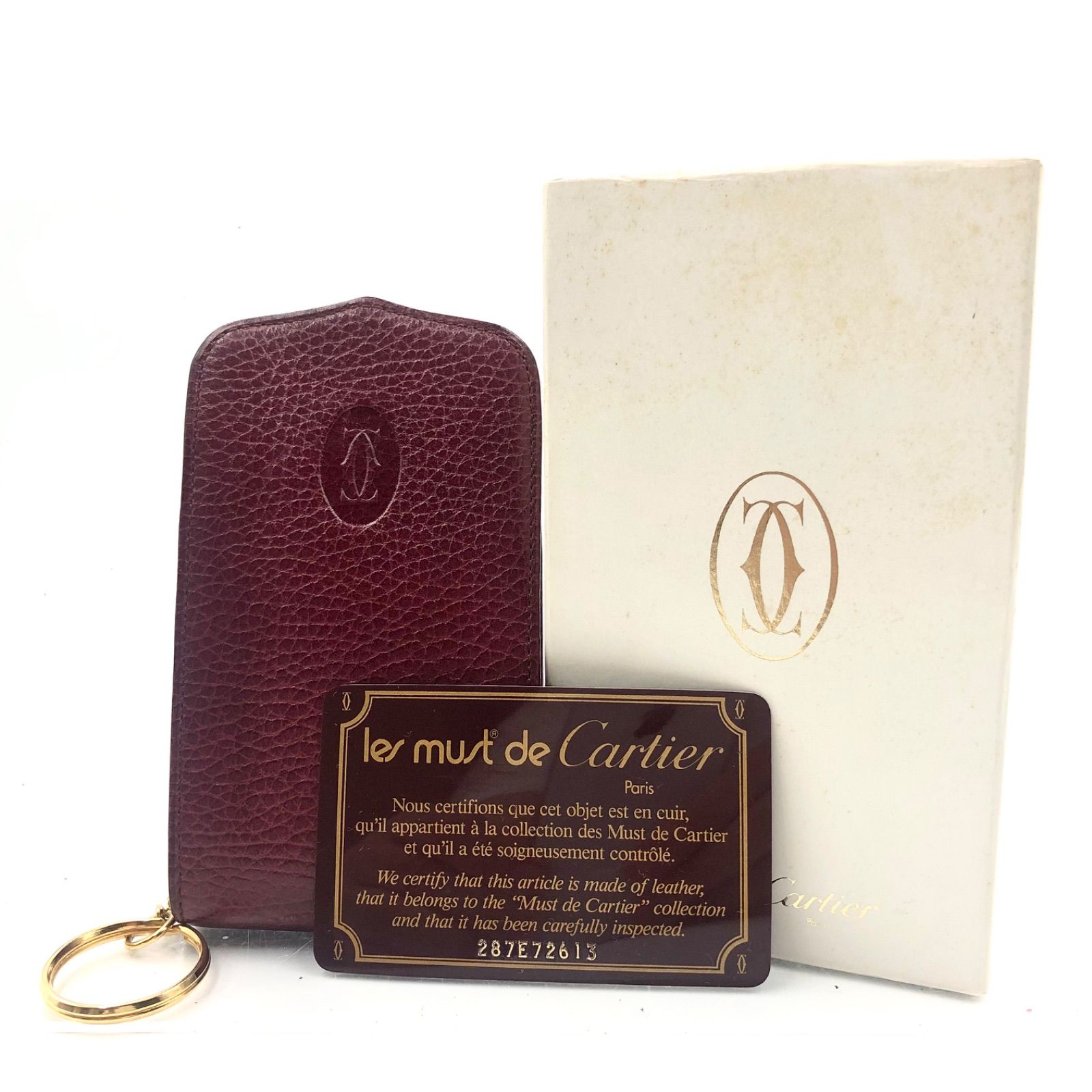 カルティエ シガレットケース マスト ドゥ カルティエ ブラック