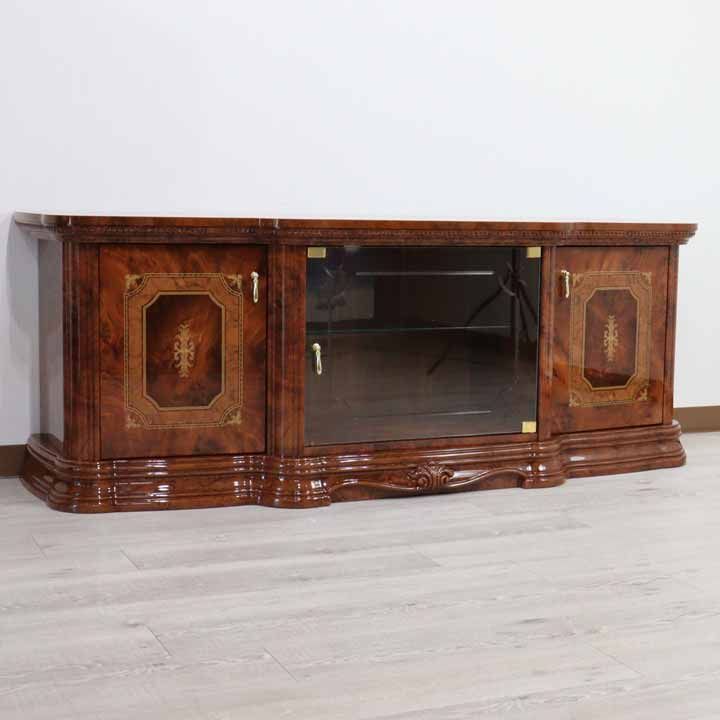 サルタレッリ アマルフィ ローボード テレビボード イタリア ウォールナット サルタレッリ アマルフィ 4ドアテレビボード ローボード