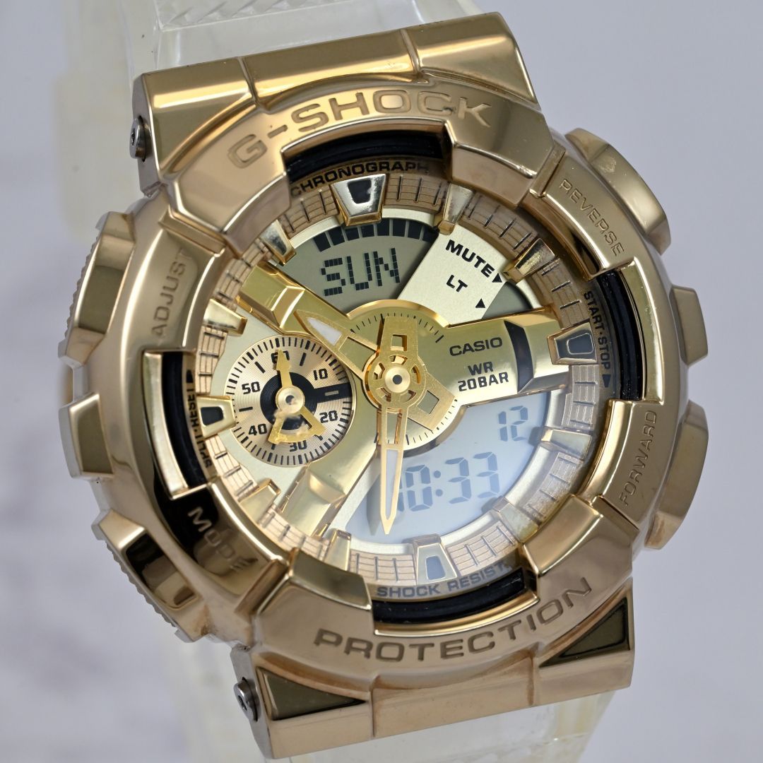 G-SHOCK Gショック ジーショック アナデジ GM-110SG 海外モデル CASIO カシオ G-SHOCK G-ショック GM-110SG-9A ゴールド 腕時計