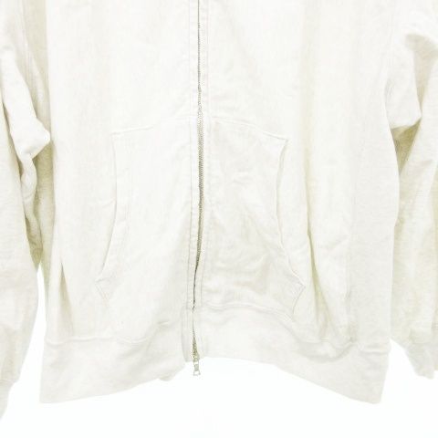 blurhms ブラームス 22ss light sweat crew-zip ライトスウェット クルージップ トレーナー 3 約L~XLサイズ  0617 OKZ 白 ホワイト - メルカリ