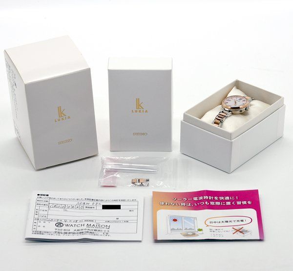 ☆箱保付!極美品!SEIKO セイコー LUKIA ルキア SSQW082 1B32 ☆箱保付!極美品!SEIKO セイコー LUKIA ルキア SSQW082 1B32
