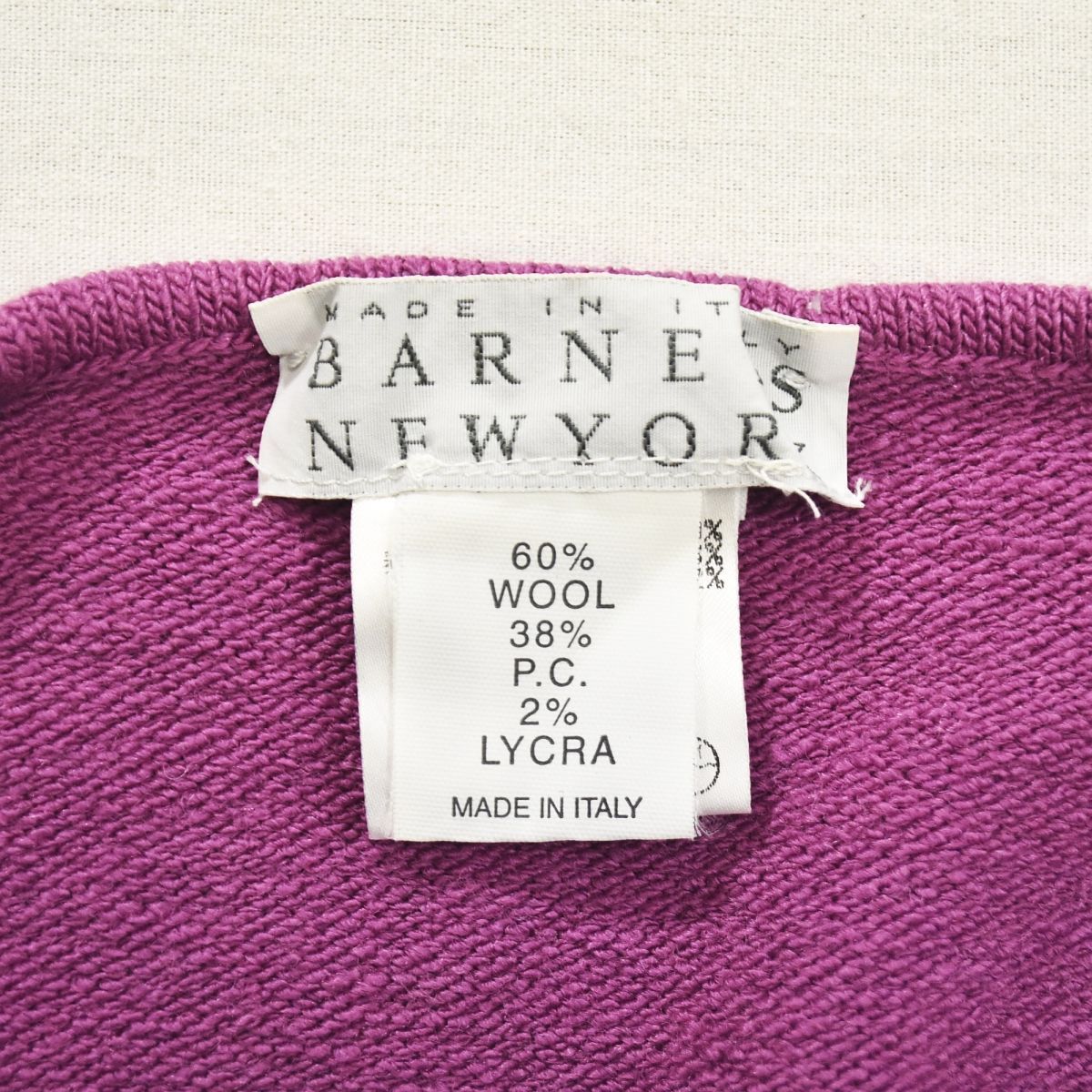 BARNEYS NEW YORK】☆タートルネックニット☆セーター☆イタリア製 - メルカリ
