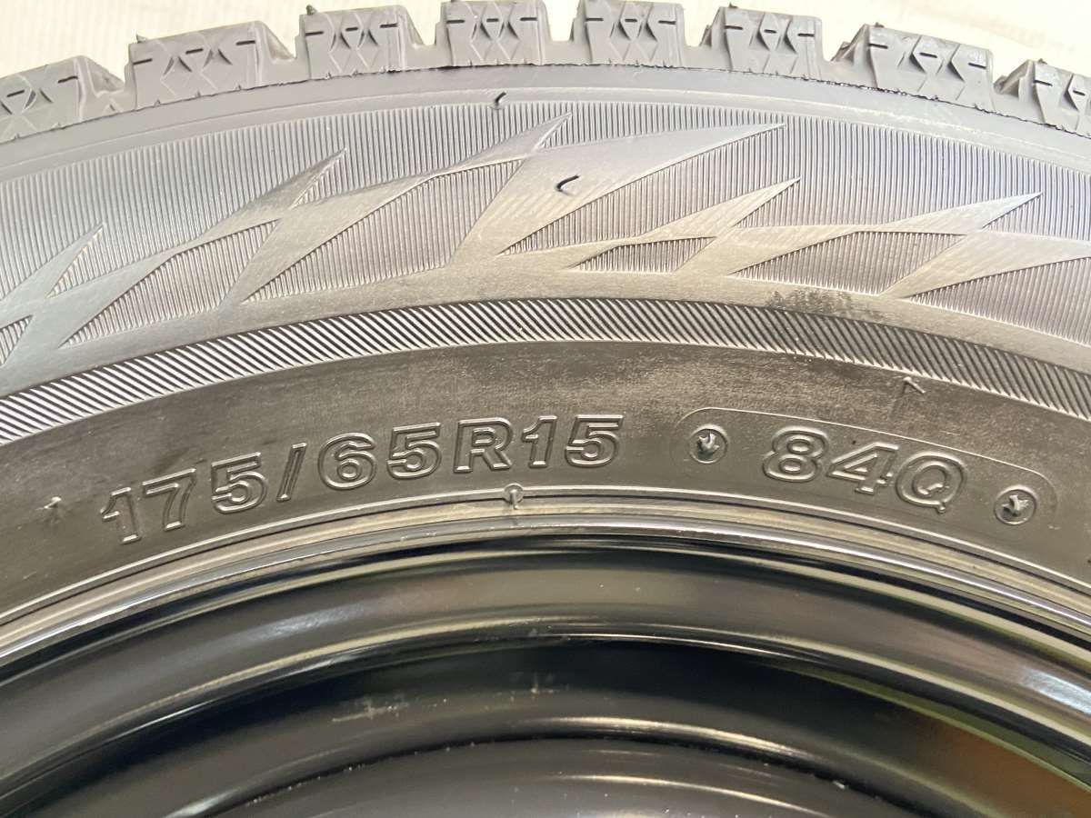 175/65R15  
ブリヂストン ブリザック VRX2 
　  
15x5.0  100-4穴 
中古タイヤ スタッドレスタイヤ ホイールセット 4本セット
 w15240927019