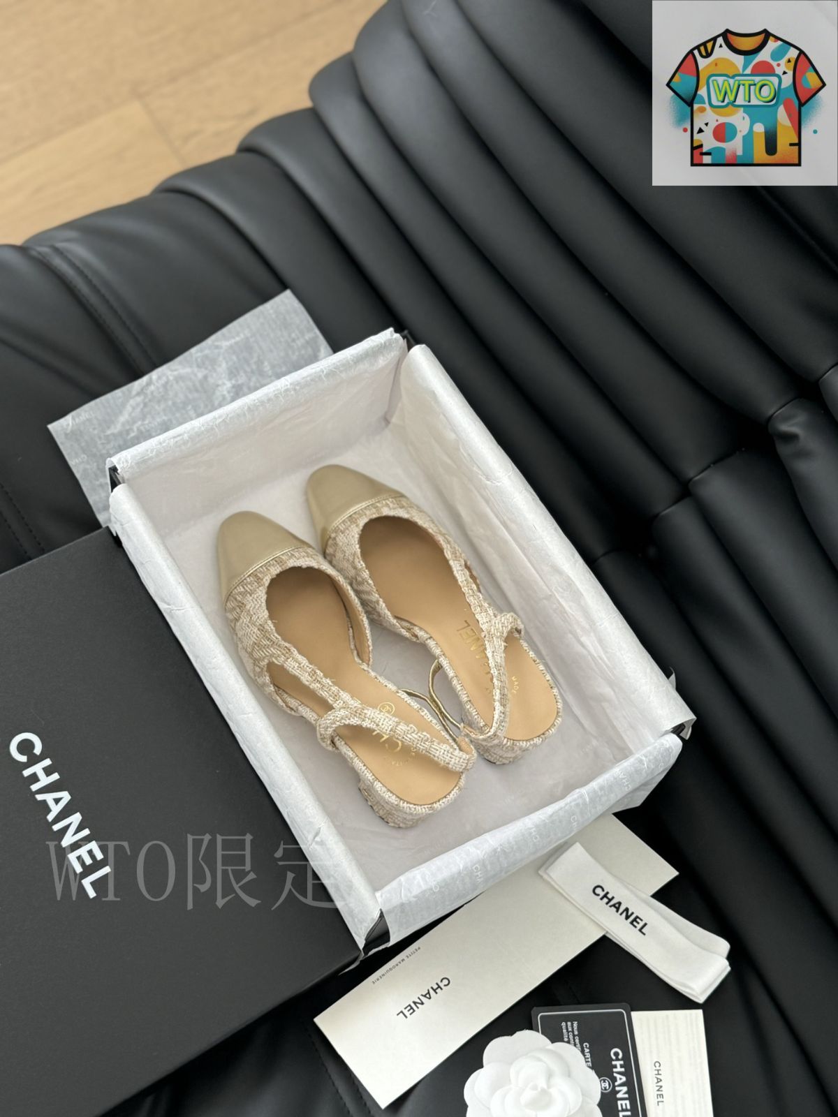 エレガントなパールの輝き♪【CHANEL】 スリングバックサンダル シャネル スリングバック バックレス サンダル16 - メルカリ