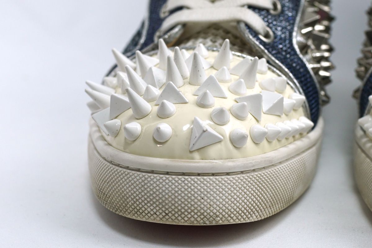 ⭐︎クリスチャンルブタン⭐︎ メンズ　スニーカー　スワロフスキー　白　40.5 楽天市場】【美品】 CHRISTIAN LOUBOUTIN ハイカット スニーカー