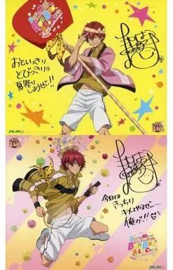 丸井ブン太 紙類 イラストカード ブロマイド 色紙 パンフレット 丸井ブン太 紙類 イラストカード ブロマイド 色紙 パンフレット