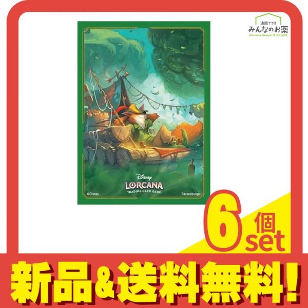 ディズニー ロルカナ TCG 日本語版 公式カードスリーブ ロビン フッド 明日の義賊 65枚入 6個セット