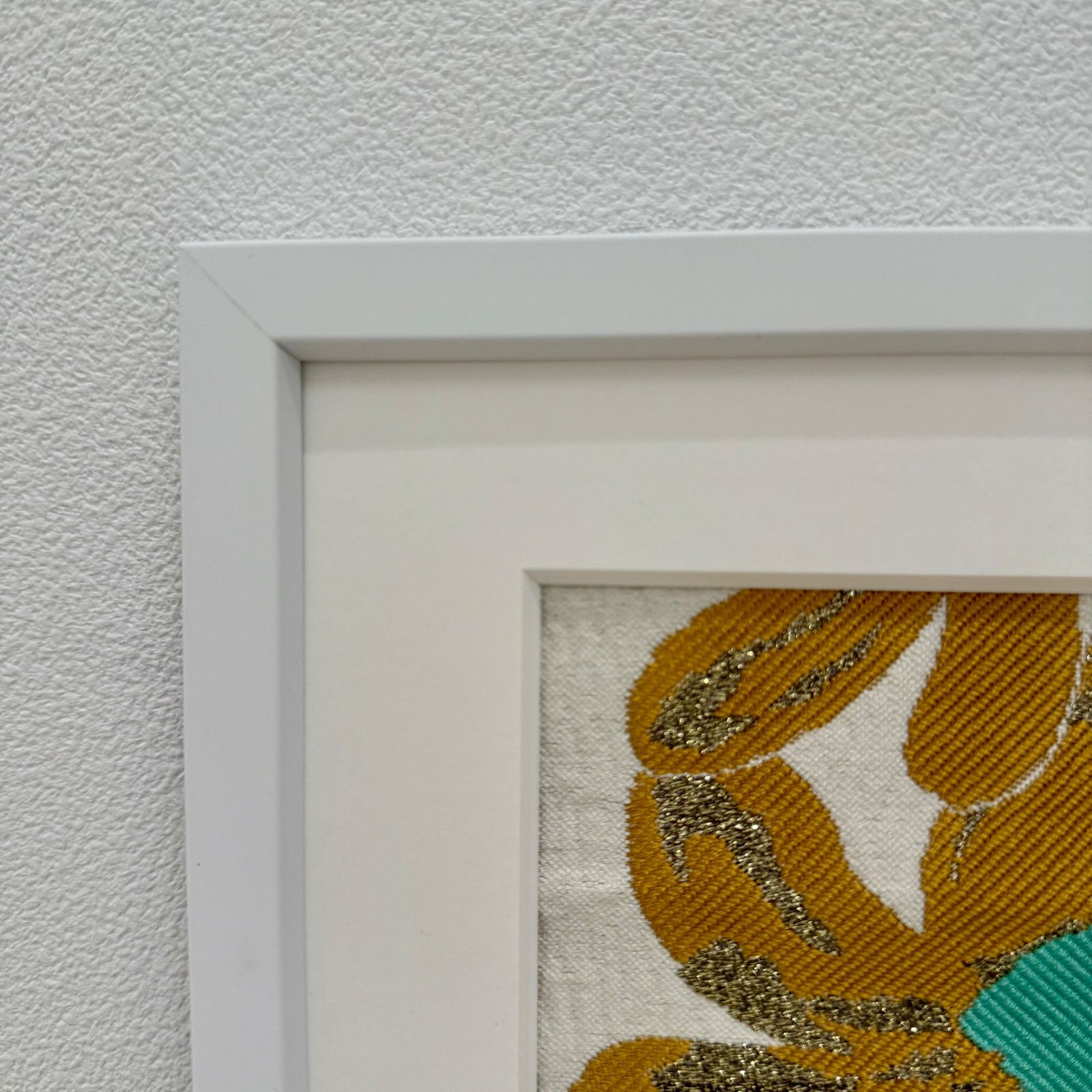 フレーム入りシルク織物アート