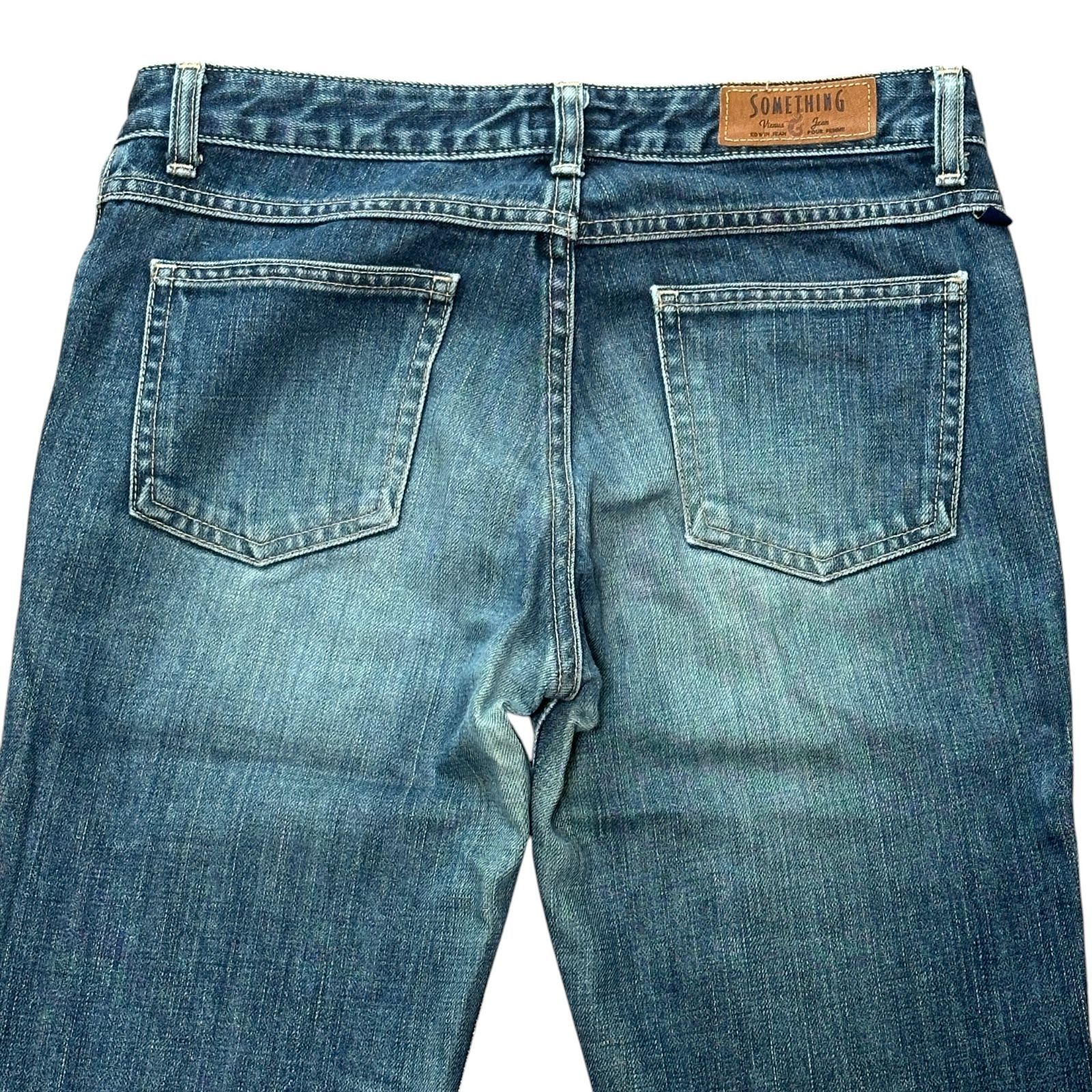 SOMETHNG 97111 ブーツカットデニム インディゴ レディースM