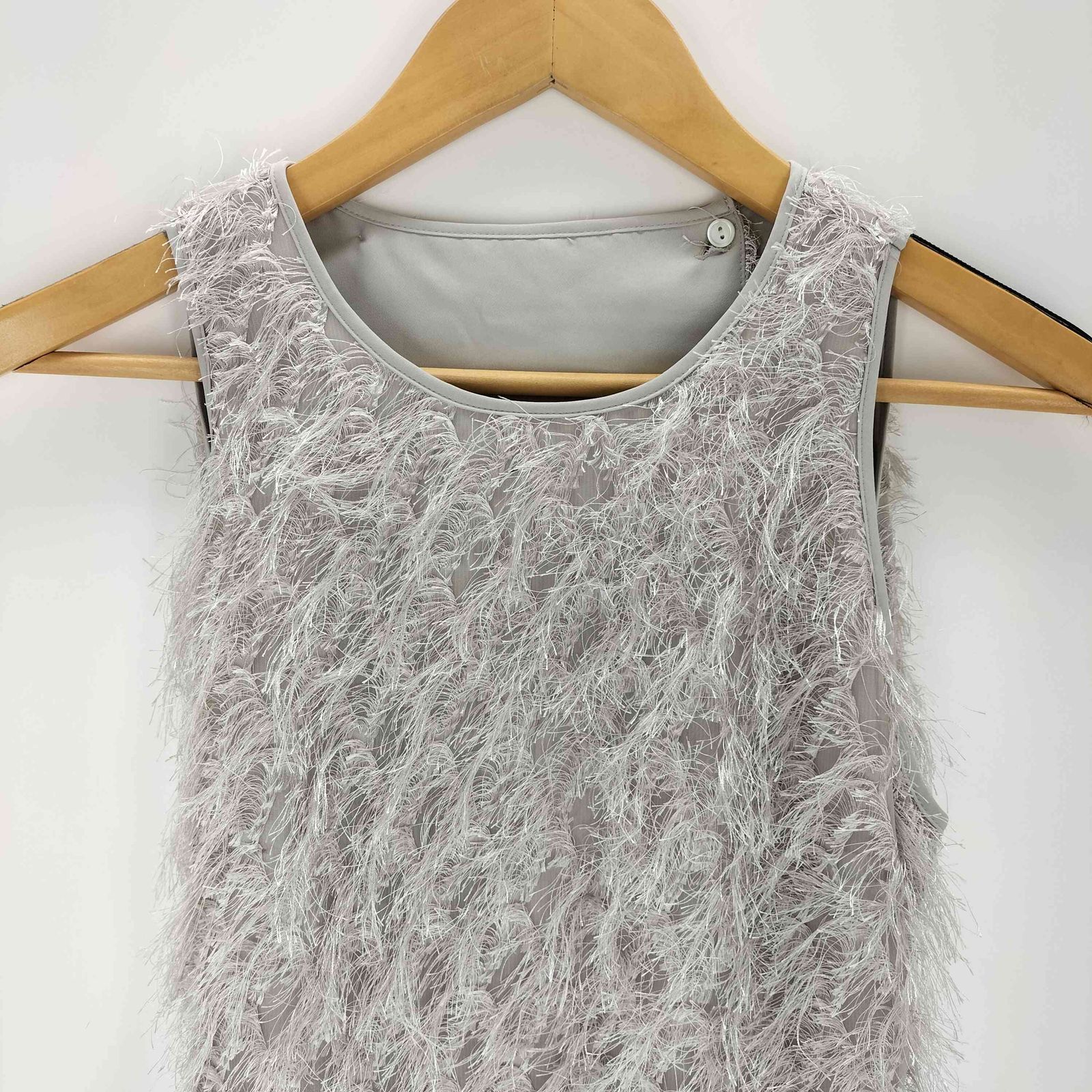 アニュアンス anuans カットジャガードアメスリトップス （GREY