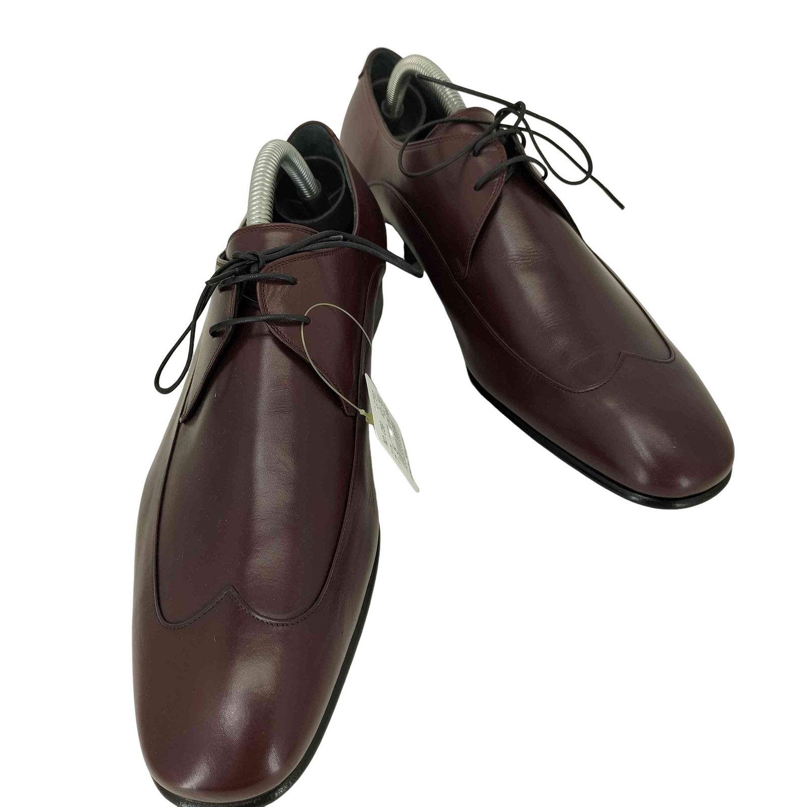 サルヴァトーレフェラガモ Salvatore Ferragamo ウィングチップ ステッチドフルブローグ 外羽根 ビジネスシューズ メンズ UK 7.5