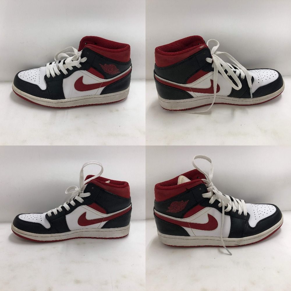 02w17599 ナイキ NIKE Air Jordan 1 Mid White Gym Red Black