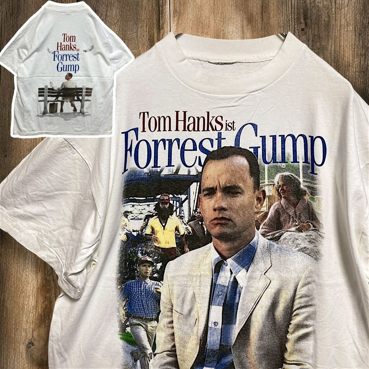 Forrest Gump フォレストガンプ S/S 映画 Tシャツ L 白