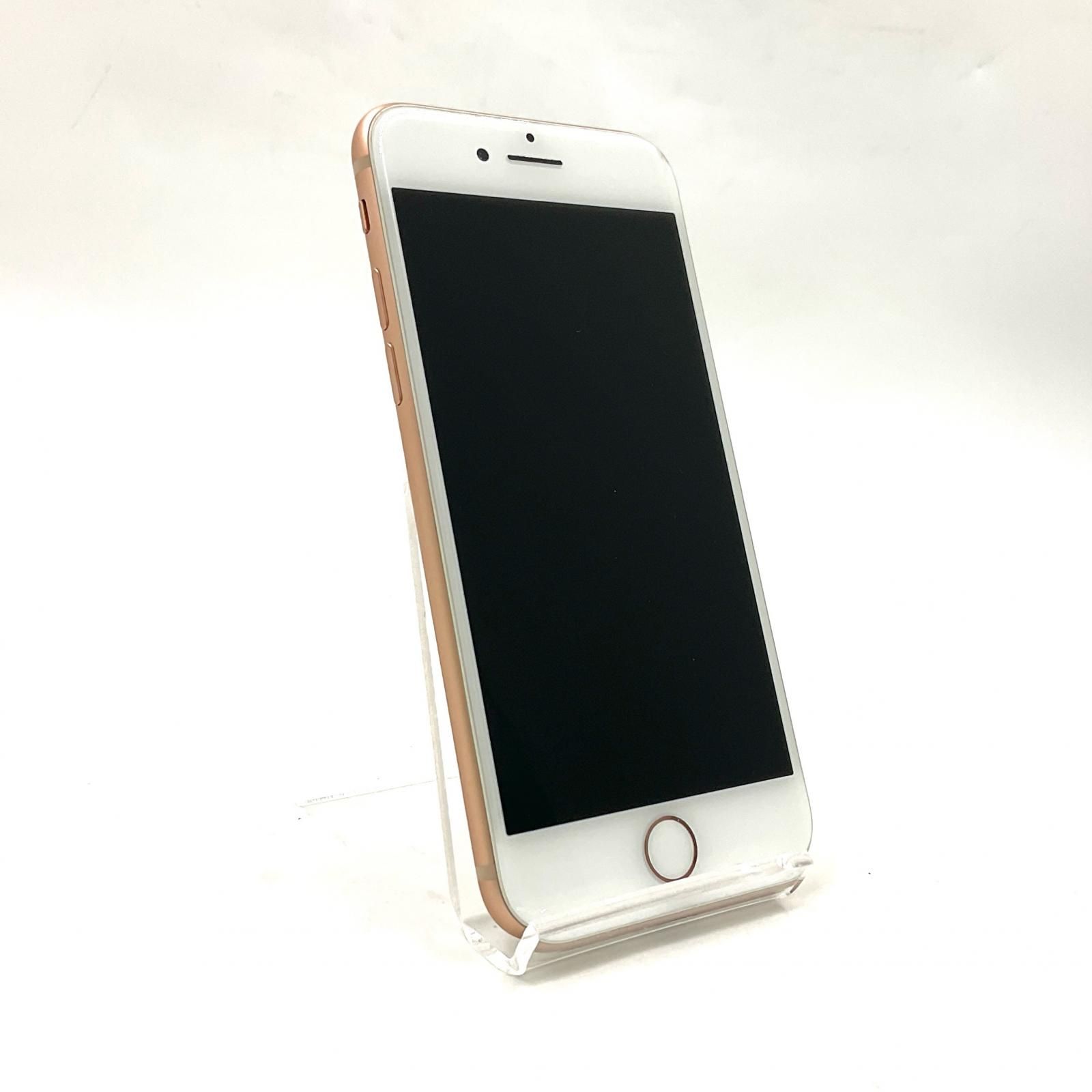 スマートフォン・携帯電話 iPhone 8 64GB ゴールド docomo 白ロム 動作