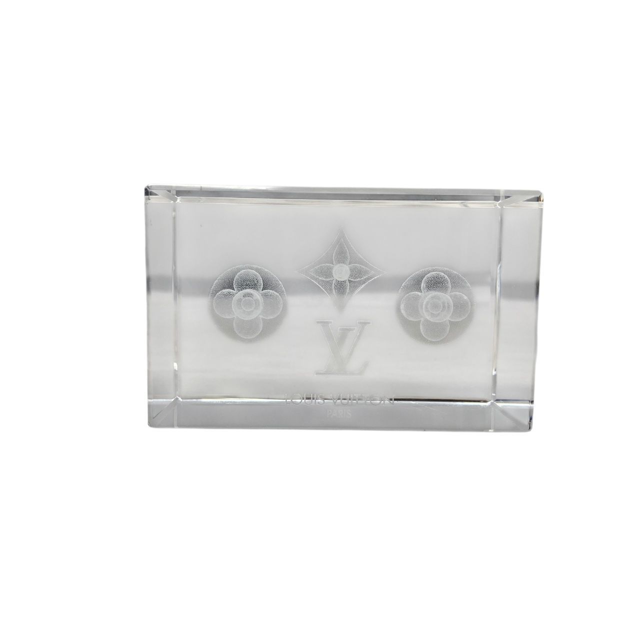 ☆EM0826 Louis Vuitton ルイヴィトン クリスタル ペーパーウェイト 