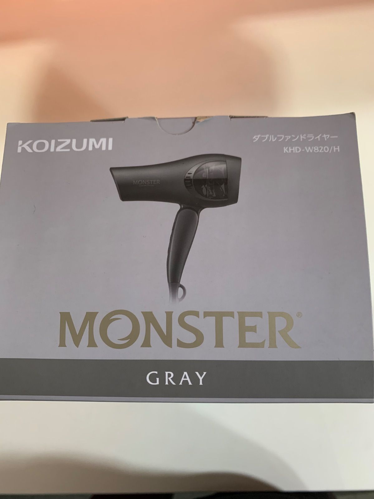 KOIZUMI MONSTER ヘアドライヤー KHD-W820/H グレー新品