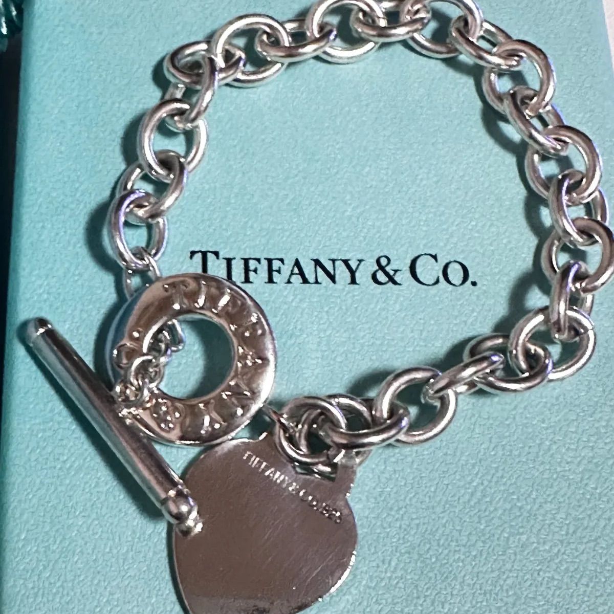 Tiffany & Co. ハートチャーム ブレスレット Tiffany&Co. ハートタグ トグルチャーム ブレスレット SV925