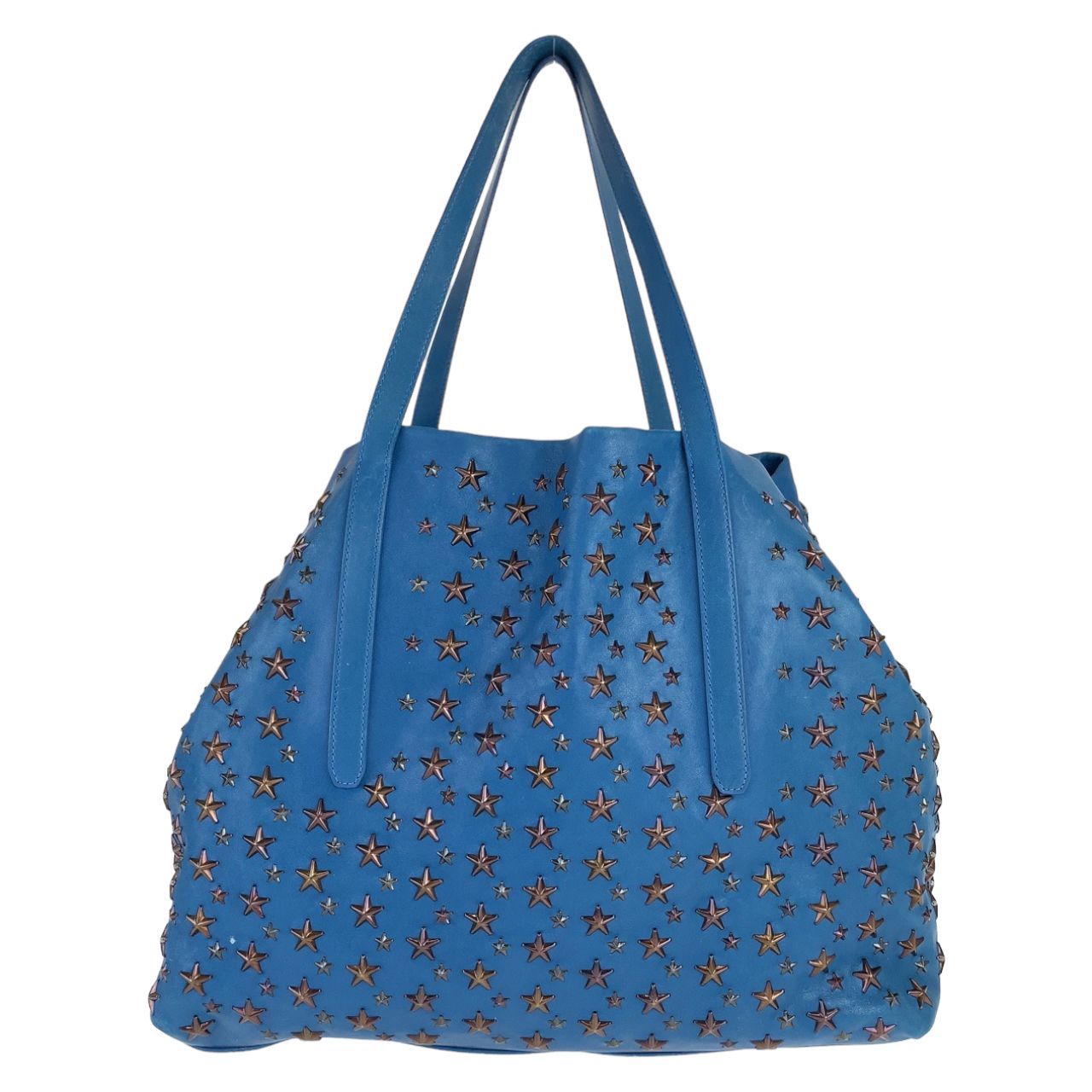 JIMMY CHOO ジミーチュウ ピムリコ スタースタッズ ブルー 青 レザー 