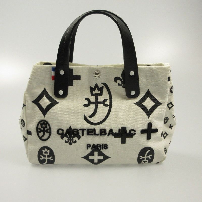 姫路東店 CASTEL BAJAC カステルバジャック ハンドバッグ AMIN 2 070521 ホワイト 121