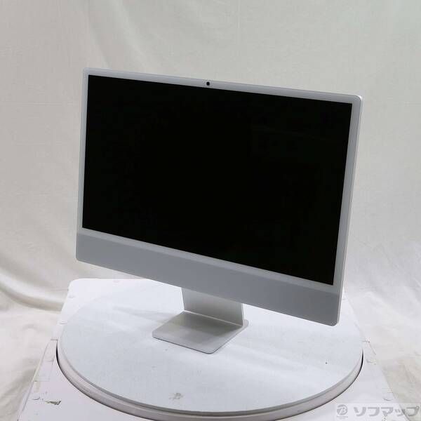 〔展示品〕 iMac 24-inch Late-2025 MWUC3J A Apple M4 8コアCPU_8コアGPU 16GB SSD256GB シルバー 〔macOS v15.5〕 258