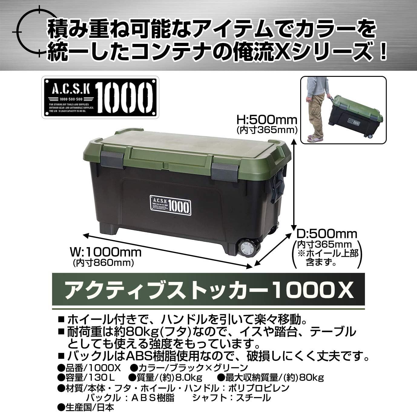 耐荷重80kg 車載