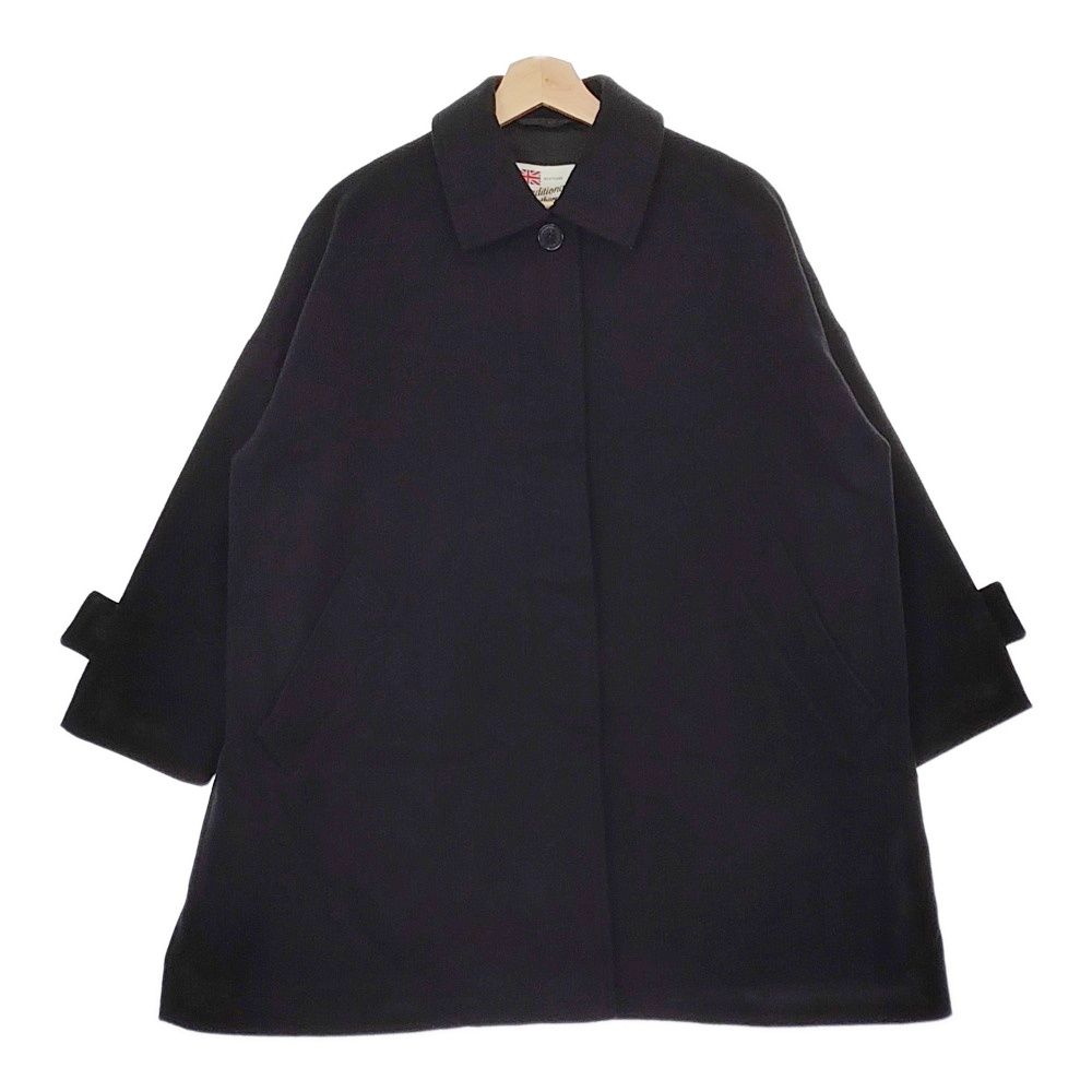 Traditional Weatherwear (トラディショナルウェザーウェア) フーデッドダウンコート ブラック サイズ:34