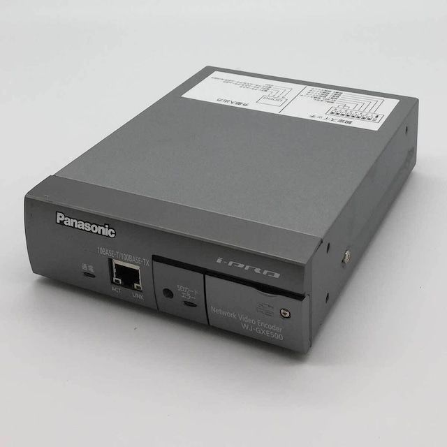 中古】 WJ-GXE500 Panasonic ネットワークビデオエンコーダー - メルカリ