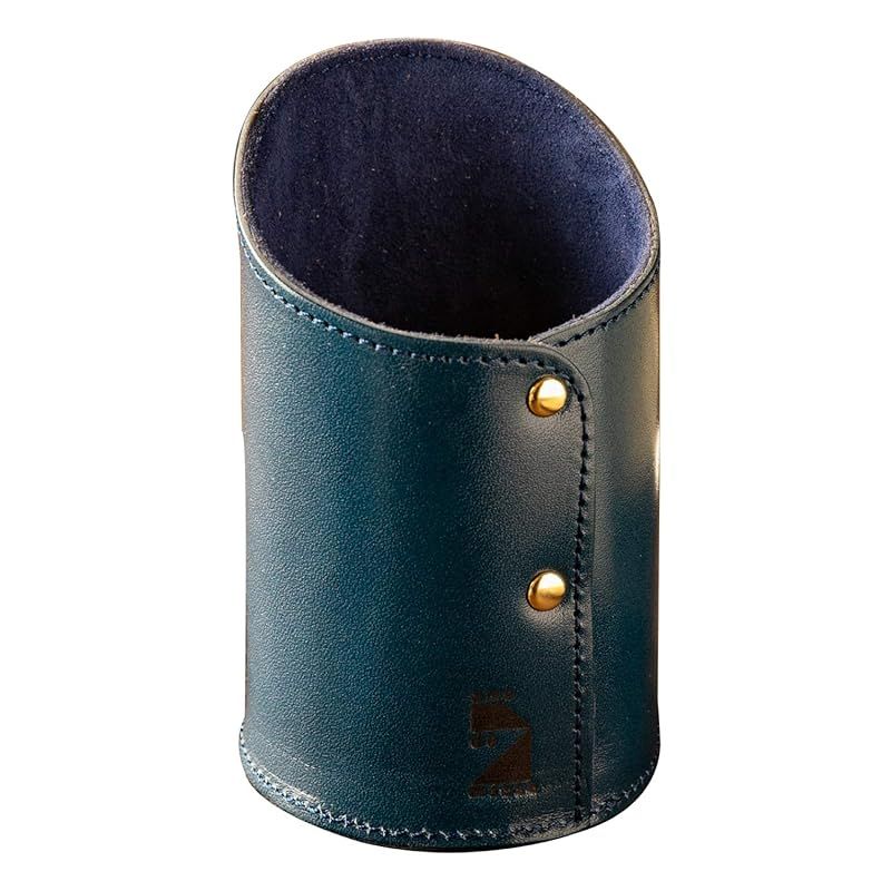 アム デ マス ペン立て 栃木レザー 円筒 本革 レザー 日本製 小物 ペンホルダー ハンドメイド シンプル PH-023 Wレッド AME DE MASSE アム デ マス 栃木レザー ペン立て ブライトキャメル