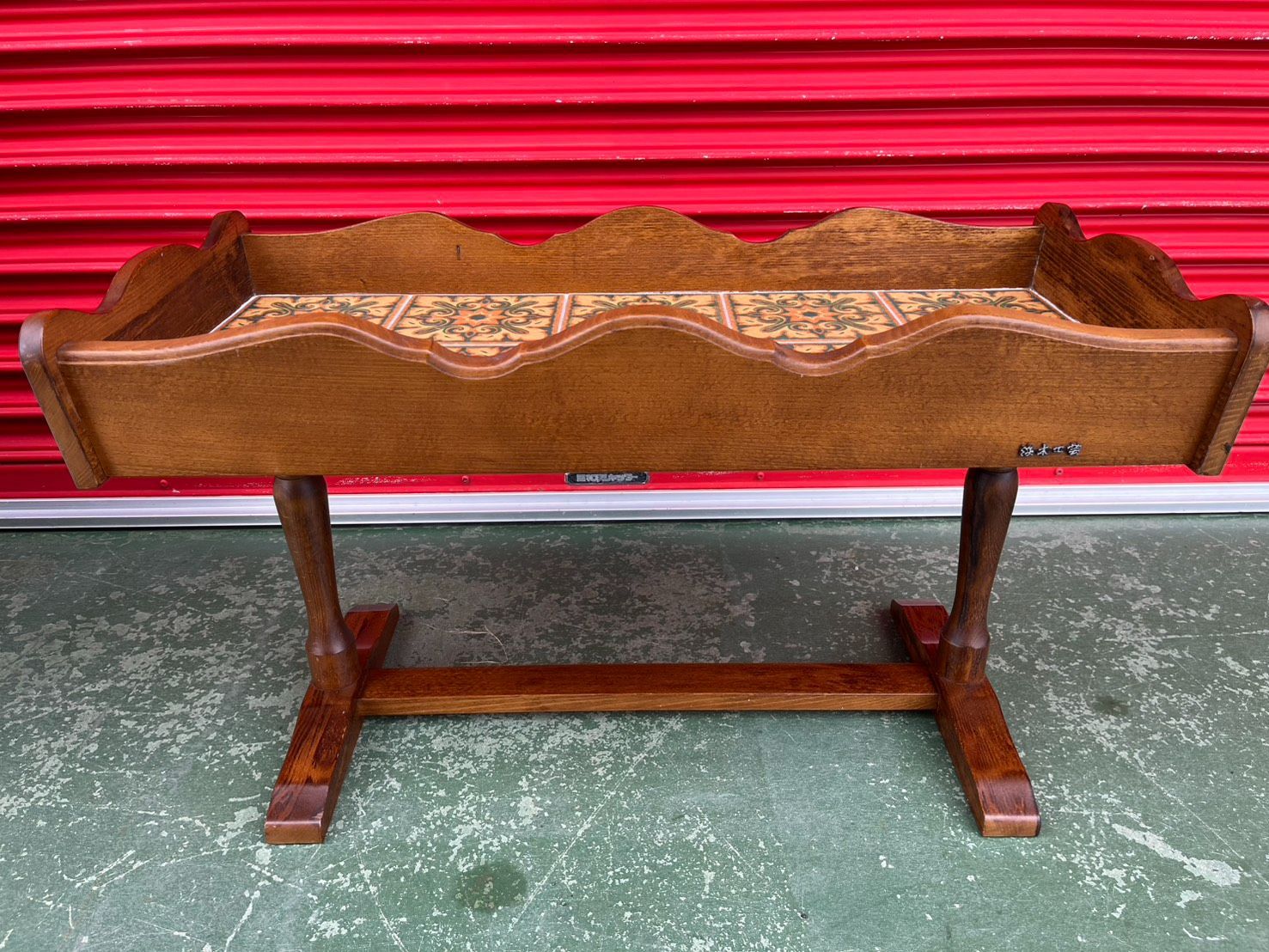浜本工芸 タイルトップ 台 ボード 幅約80㎝
