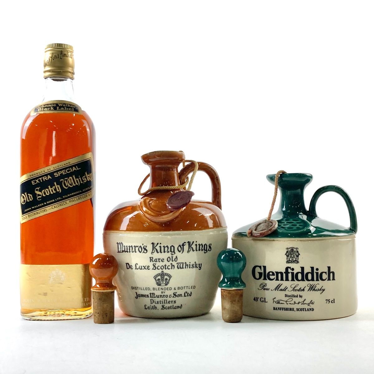 コレクション 3本 ジョニーウォーカー マンローズ キングオブキングス