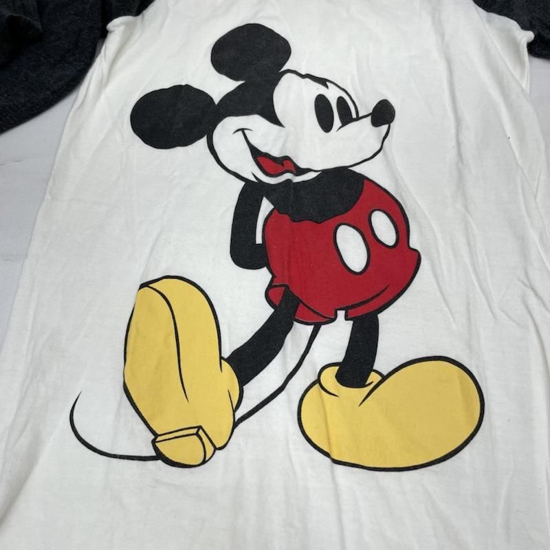 七分袖 ディズニー ミッキーマウス ラグラン 七分丈 長袖 Tシャツ