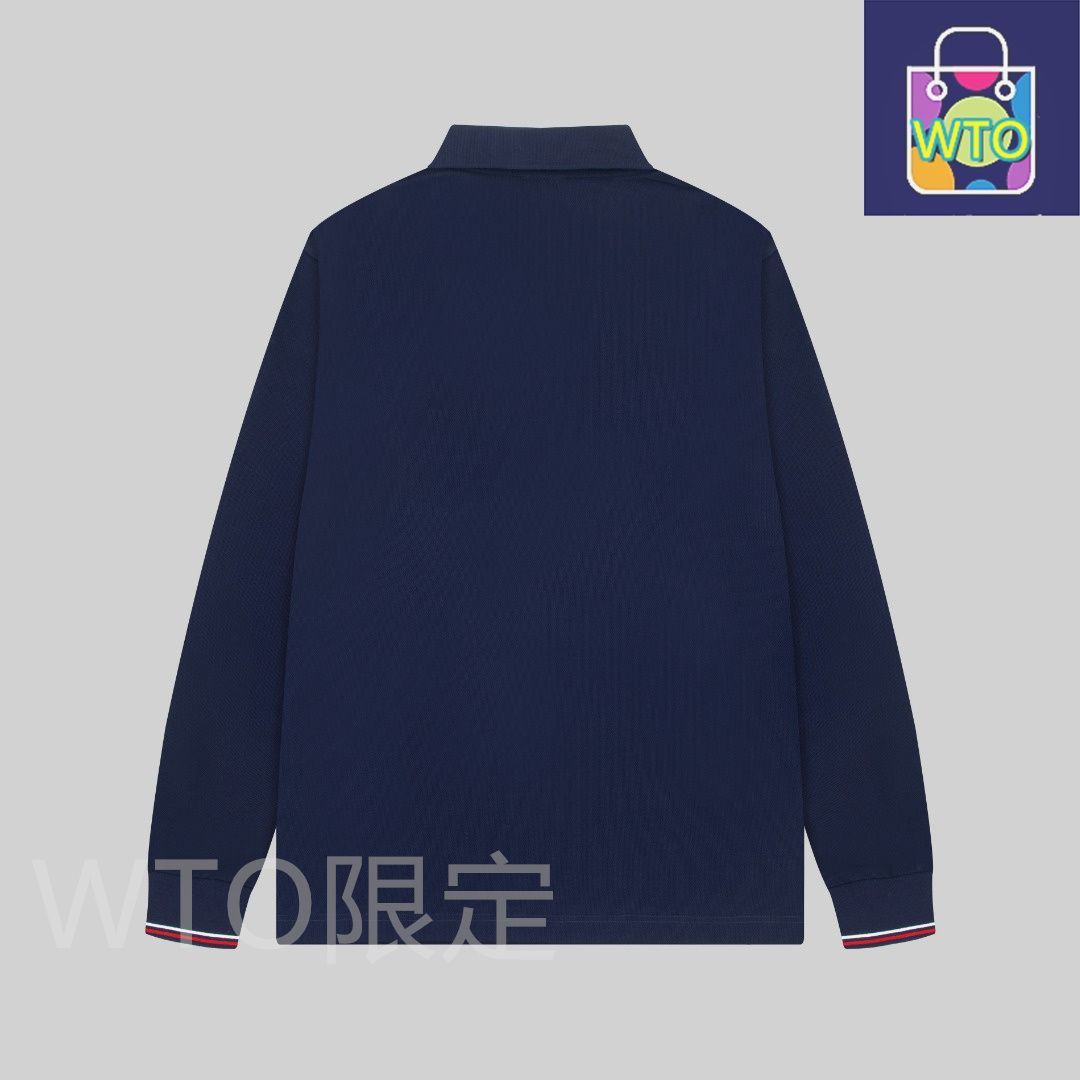 MONCLER ネイビー ポロシャツ M 中古・古着通販】MONCLER (モンクレール) ポロシャツ ネイビー